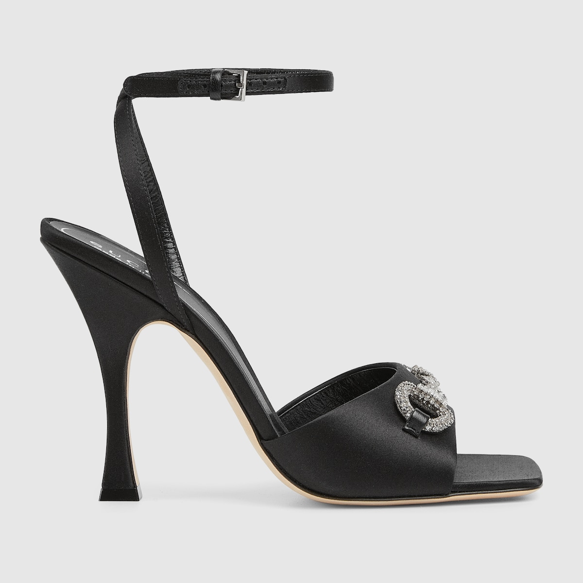 Gucci Women’s sandal with crystal Horsebit - Image 1